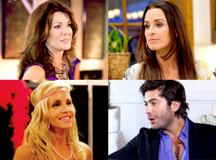 Lisa Vanderpump, Kyle Richards, Camille Grammer, Cedric Lisa Vanderpump, Kyle Richards, Camille Grammer, Cedric